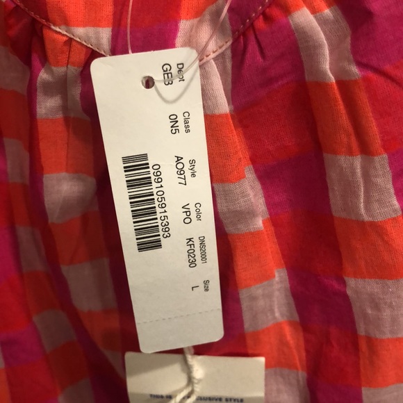 NEW SZ Blockprints X J Crew Tiered Dress 👗 in Gingham - Picture 8 of 14